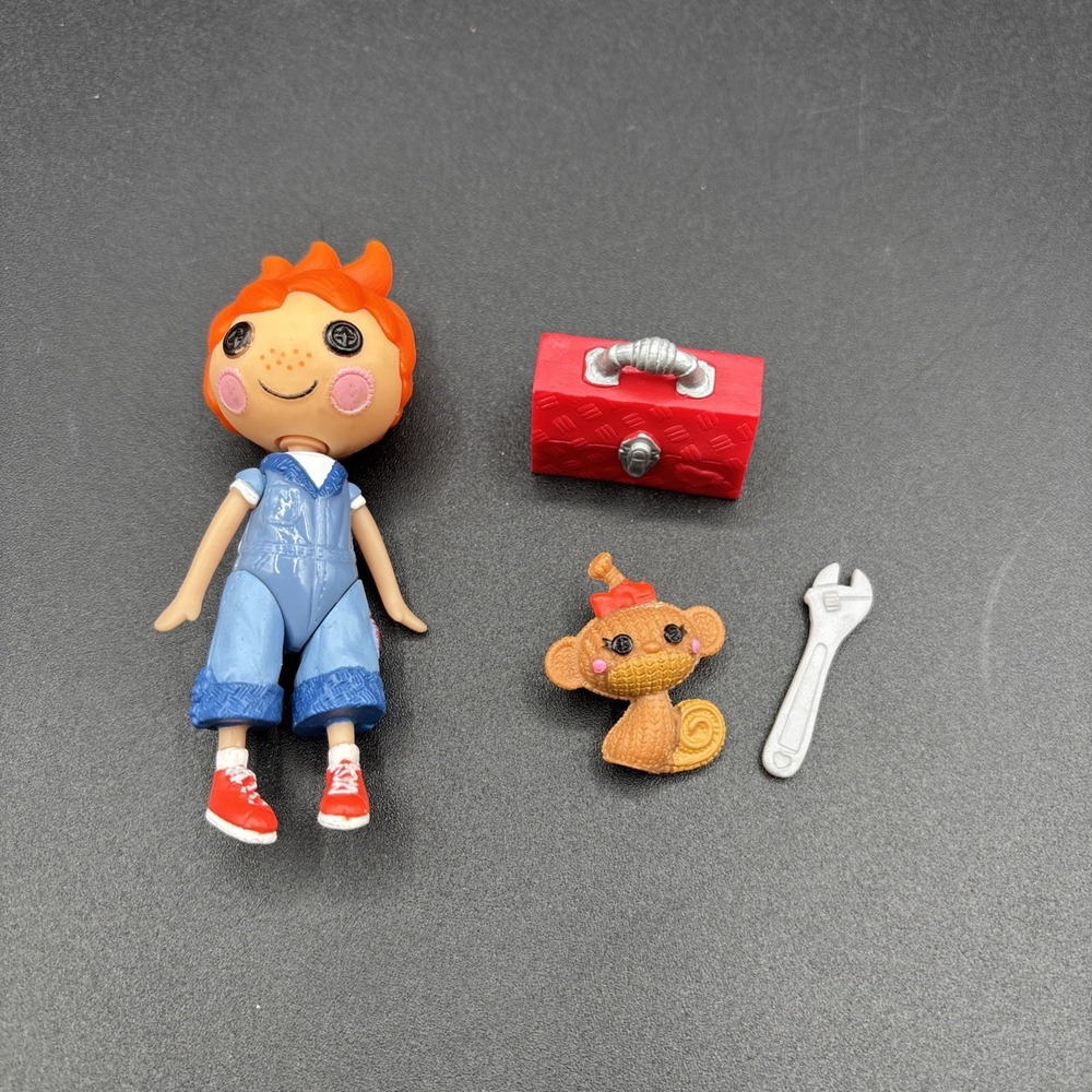 Mini Lalaloopsy Ace Fender Bender Doll Figure with Accessories 3" MGA